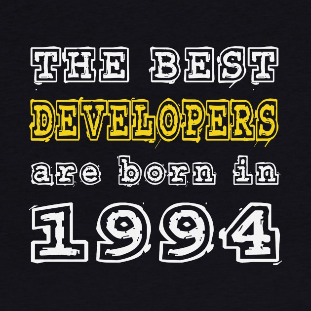 The Best Developers Are Born In 1994 by cualumpane